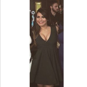 Lulu’s Forest Green Skater Dress